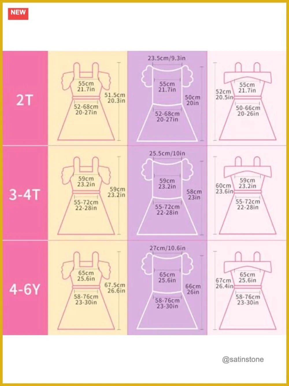 Toddler Girl Princess Dress Up Trunk - 6 Pcs Costume Set Fancy Dress Outfit 2T